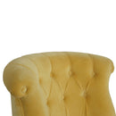 Lavender Mustard Velvet Accent Chair by Lavishway | Accent Chairs-58532
