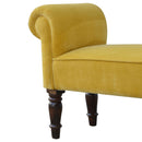 Lavender Upholstered Mustard Velvet Bench by Lavishway | Benches & Storage Benches-58513