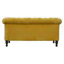 Lavender Mustard Velvet Chesterfield Sofa by Lavishway | Velvet Sofa-58473