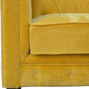 Lavender Mustard Velvet Chesterfield Sofa by Lavishway | Velvet Sofa-58469