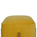 Lavender Solid Wooden Legs Footstool by Lavishway | Footstool-58417