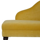 Lavender Upholstered Mustard Velvet Chaise by Lavishway | Chaise Lounges-58480