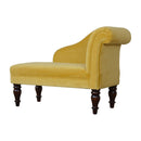 Lavender Upholstered Mustard Velvet Chaise by Lavishway | Chaise Lounges-58476
