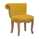 Lavender Vintage Studded Chair by Lavishway | Accent Chairs-58336