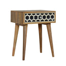 Lavoie Bone Inlay 1 Drawer Bedside Table by Lavishway | Bedside Tables-22222