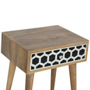Lavoie Bone Inlay 1 Drawer Bedside Table by Lavishway | Bedside Tables-22224