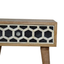 Lavoie Bone Inlay 1 Drawer Bedside Table by Lavishway | Bedside Tables-22226