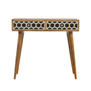 Lavoie Bone Inlay 2 Drawers Console Table by Lavishway | Hallway Console Table-22199