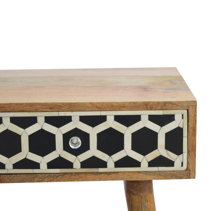 Lavoie Bone Inlay 2 Drawers Console Table by Lavishway | Hallway Console Table-22203