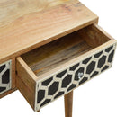 Lavoie Bone Inlay 2 Drawers Console Table by Lavishway | Hallway Console Table-22201