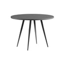 Layla Light Grey Round Top Dining Table by Lavishway | Dining Tables-23164