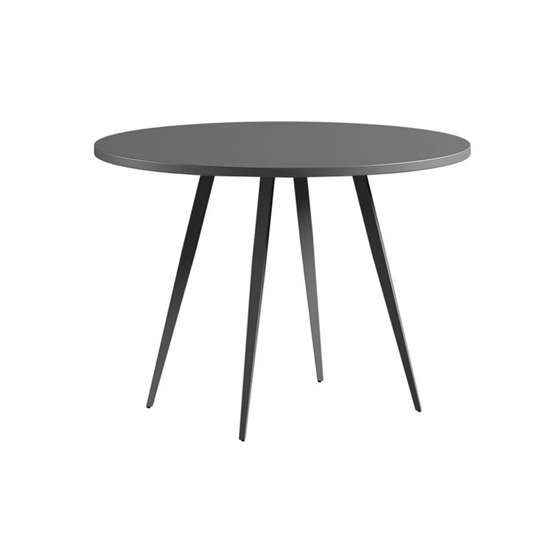 Layla Light Grey Round Top Dining Table by Lavishway | Dining Tables-23164