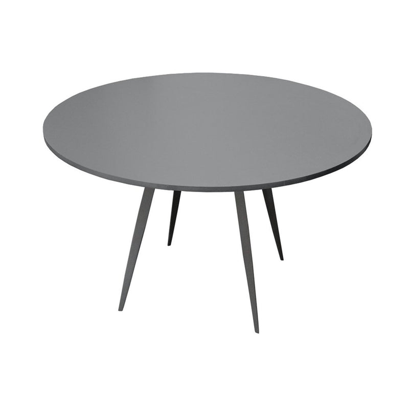 Layla Light Grey Round Top Dining Table by Lavishway | Dining Tables-23163