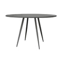 Layla Light Grey Round Top Dining Table by Lavishway | Dining Tables-23162