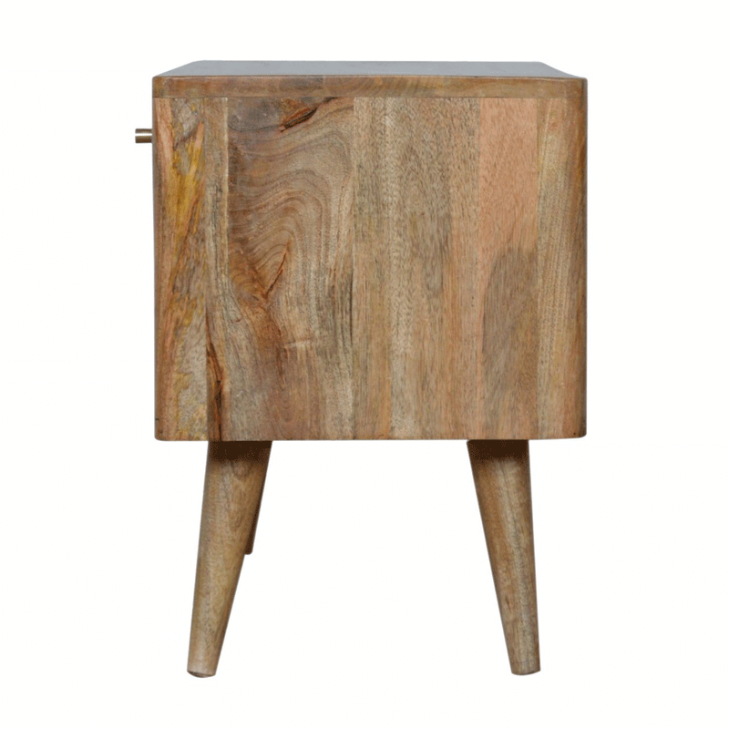 Ravicon Leaf Embossed Resin Wood Cabinet by Lavishway | Hallway Cabinets-59224