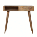 Ravicon Leaf Embossed Resin Writing Desk by Lavishway | Reclaimed Wood Desks-59205