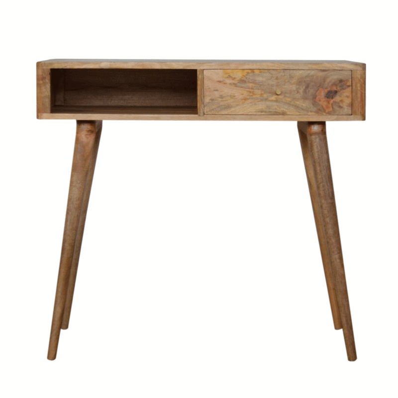 Ravicon Leaf Embossed Resin Writing Desk by Lavishway | Reclaimed Wood Desks-59205