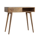 Ravicon Leaf Embossed Resin Writing Desk by Lavishway | Reclaimed Wood Desks-59204