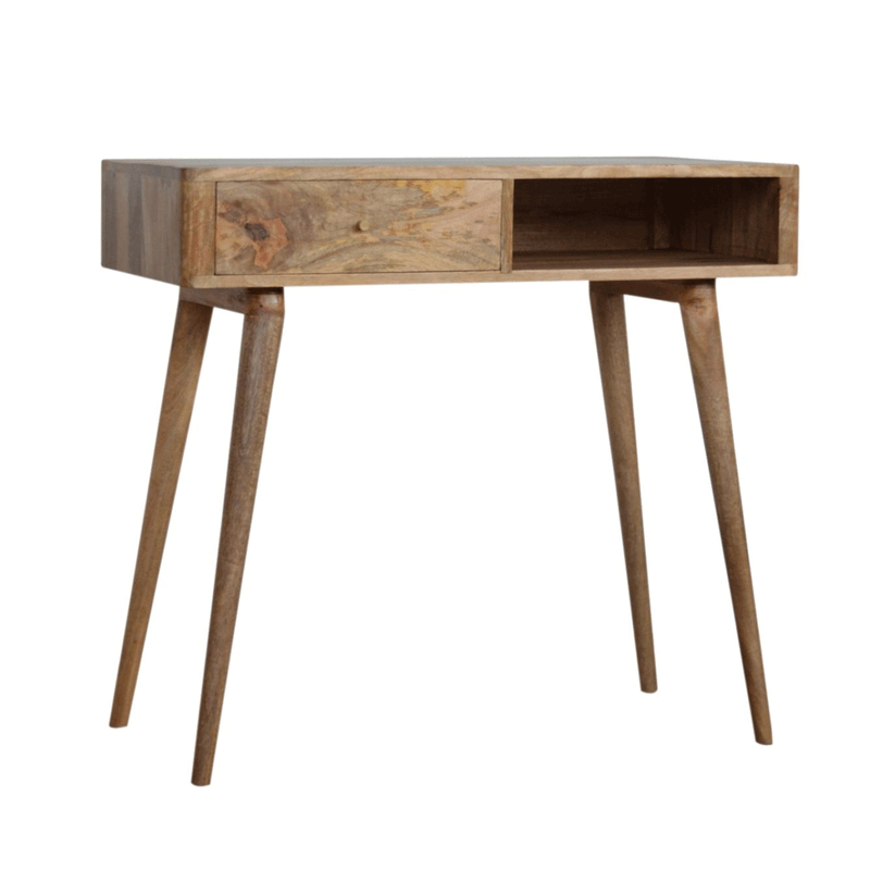 Ravicon Leaf Embossed Resin Writing Desk by Lavishway | Reclaimed Wood Desks-59204