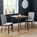 Lennox Walnut Finish Wooden Dining Table by Lavishway | Dining Tables-61903