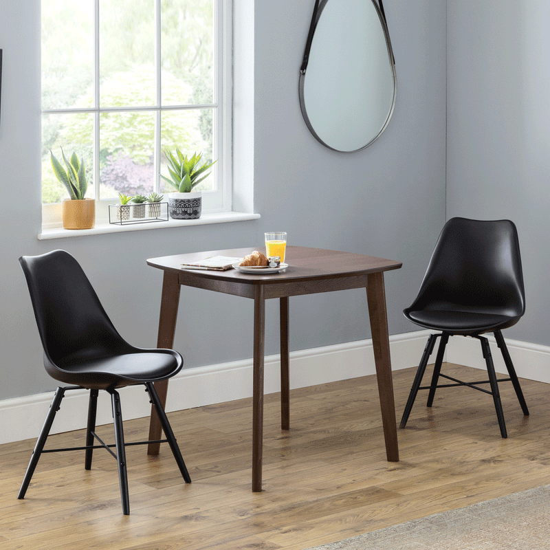 Lennox Walnut Finish Wooden Dining Table by Lavishway | Dining Tables-61909