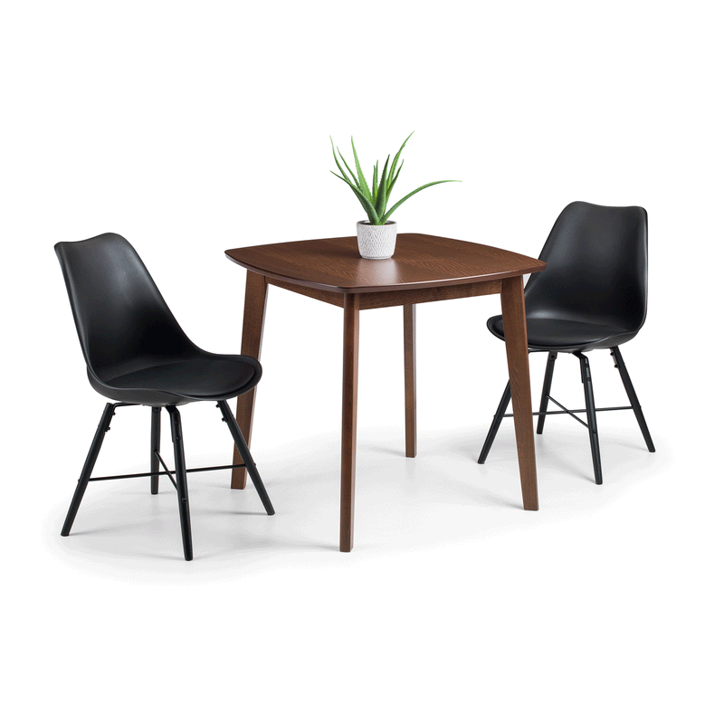 Lennox Walnut Finish Wooden Dining Table by Lavishway | Dining Tables-61908