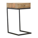 Leo Iron Base Geometric Style Bedside Table by Lavishway | Bedside Tables-59195