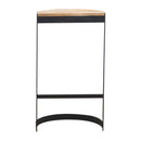 Leo Wooden Top Industrial End Table by Lavishway | Side Tables-59242