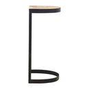 Leo Wooden Top Industrial End Table by Lavishway | Side Tables-59241