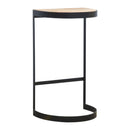 Leo Wooden Top Industrial End Table by Lavishway | Side Tables-59239