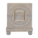 Leonardo Solid Wood 2 Drawers Bedside Table by Lavishway | Bedside Tables-59171