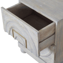 Leonardo Solid Wood 2 Drawers Bedside Table by Lavishway | Bedside Tables-59174