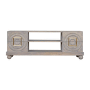 Leonardo Solid Mango Wood 4 Drawer Media Unit by Lavishway | TV Units Cabinets-59151