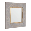 Leonardo Wooden Frame Square Wall Mirror by Lavishway | Wall Mirrors-59125