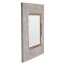 Leonardo Wooden Frame Square Wall Mirror by Lavishway | Wall Mirrors-59127