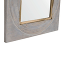 Leonardo Wooden Frame Square Wall Mirror by Lavishway | Wall Mirrors-59130
