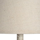 Leptis Linen Shade Magna Cream Floor Lamp by Lavishway | Floor Lamps-51414
