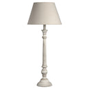 Leptis Linen Shade Magna Cream Floor Lamp by Lavishway | Floor Lamps-51412