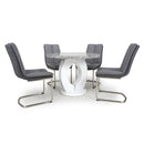 Neptune Round Dining Table With 4 Chairs by Lavishway | Dining Table Set-27087