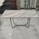 Lima Rectangular Marble Top Console Table by Lavishway | Hallway Console Table-24960