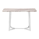 Lima Rectangular Marble Top Console Table by Lavishway | Hallway Console Table-24962