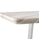 Lima Rectangular Marble Top Console Table by Lavishway | Hallway Console Table-24963