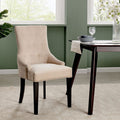 Lion Velvet upholstered Dining Chair by Lavishway | Dining Chairs-24931