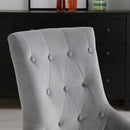 Lion Velvet upholstered Dining Chair by Lavishway | Dining Chairs-24943