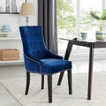 Lion Velvet upholstered Dining Chair by Lavishway | Dining Chairs-24929