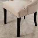 Lion Velvet upholstered Dining Chair by Lavishway | Dining Chairs-24953