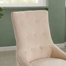 Lion Velvet upholstered Dining Chair by Lavishway | Dining Chairs-24952