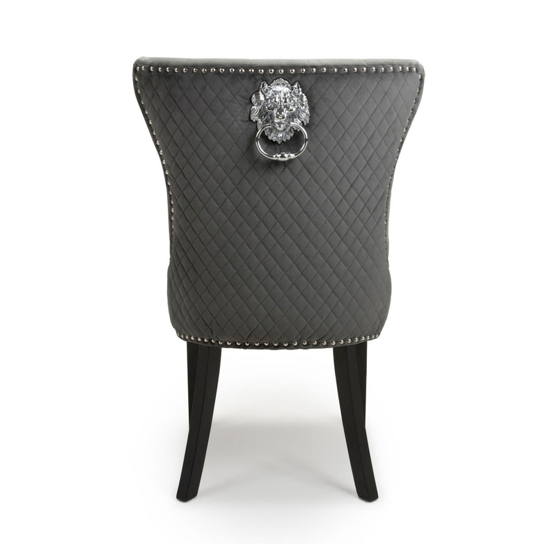 Lionhead Velvet Accent Chair in Pair by Lavishway | Bedroom Chairs-27238