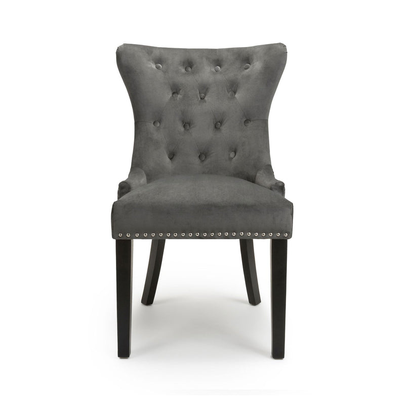 Lionhead Velvet Accent Chair in Pair by Lavishway | Bedroom Chairs-27236