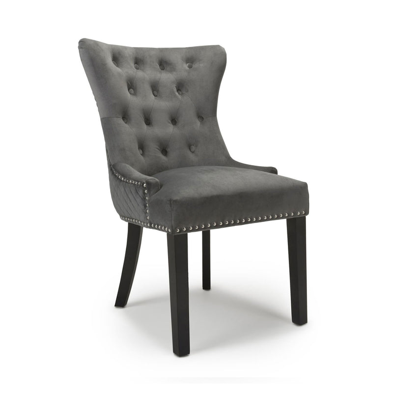 Lionhead Velvet Accent Chair in Pair by Lavishway | Bedroom Chairs-27235